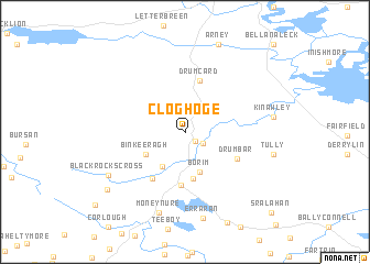 map of Cloghoge