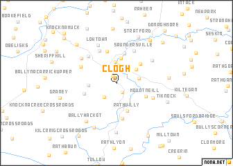 map of Clogh