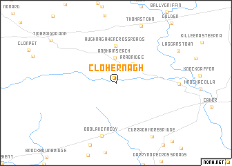 map of Clohernagh