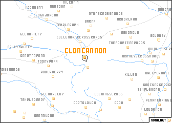 map of Cloncannon