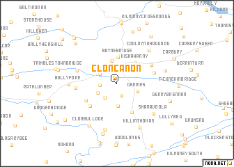 map of Cloncanon