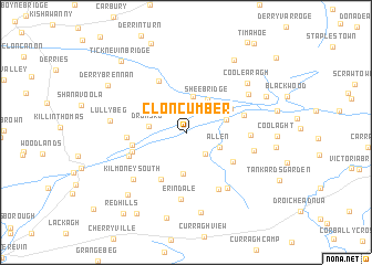 map of Cloncumber