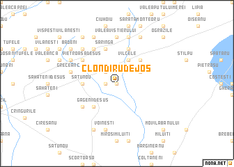 map of Clondiru de Jos