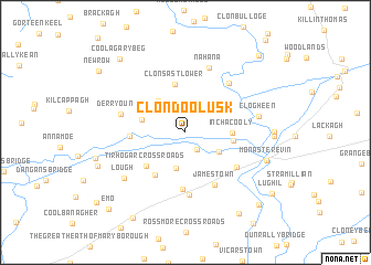 map of Clondoolusk