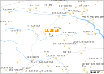 map of Clonea