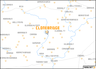 map of Clone Bridge