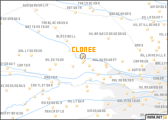 map of Clonee