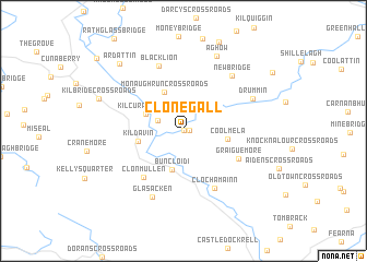 map of Clonegall