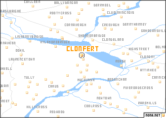 map of Clonfert