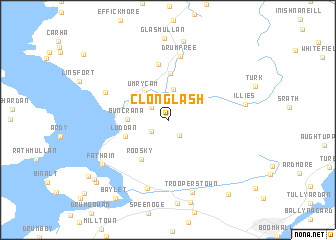 map of Clonglash