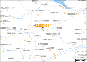 map of Clonkeen