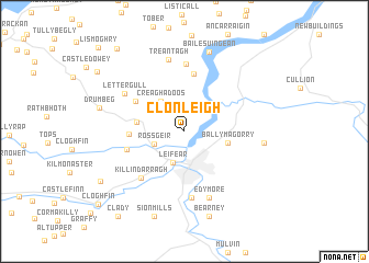 map of Clonleigh