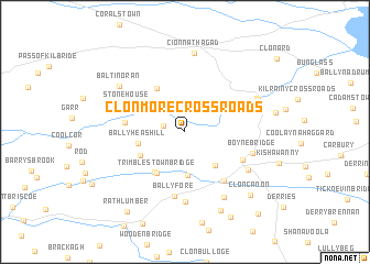 map of Clonmore Cross Roads