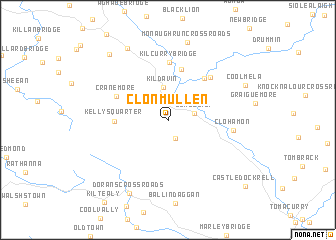 map of Clonmullen