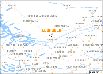 map of Clonoula