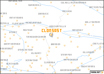 map of Clonsast