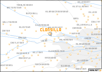 map of Clonsilla