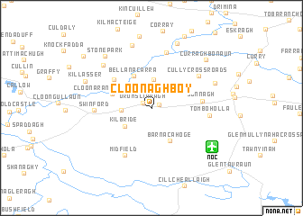 map of Cloonaghboy