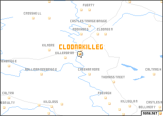 map of Cloonakilleg