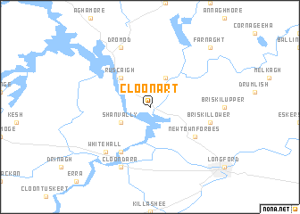 map of Cloonart