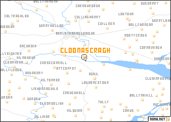 map of Cloonascragh