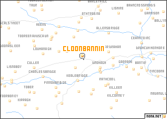 map of Cloonbannin