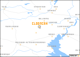 map of Clooncah