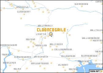 map of Clooncogaile