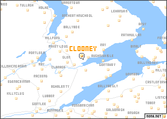 map of Clooney