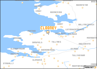 map of Clooney