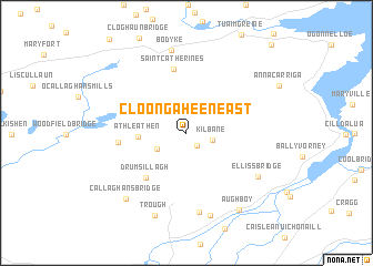 map of Cloongaheen East