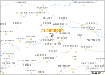 map of Cloongawn