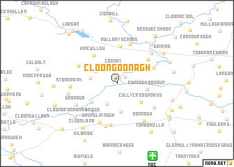 map of Cloongoonagh