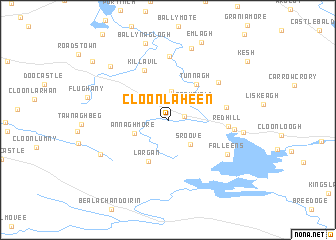 map of Cloonlaheen