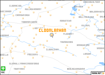 map of Cloonlarhan