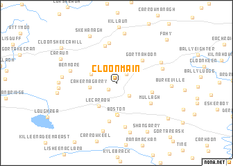 map of Cloonmain