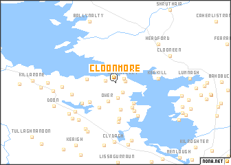 map of Cloonmore