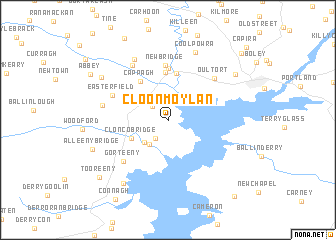 map of Cloonmoylan