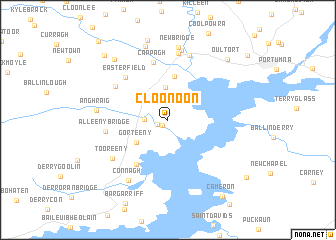 map of Cloonoon