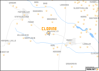 map of Clopine