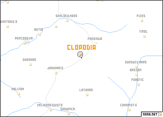 map of Clopodia