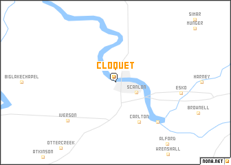 map of Cloquet