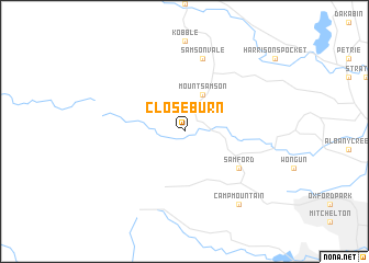 map of Closeburn