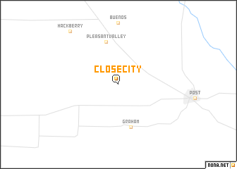 map of Close City