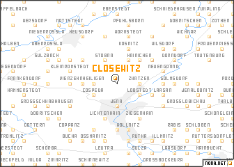 map of Closewitz