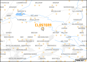 map of Clostern