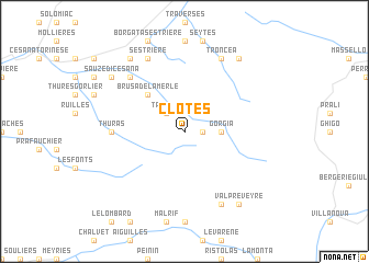 map of Clotes