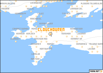 map of Clouchouren