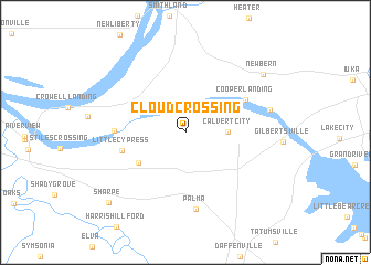 map of Cloud Crossing