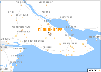 map of Cloughmore